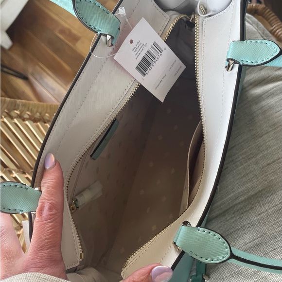 Brand New Kate Spade Satchel, Poolside Blue. Dimensions...